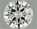 Natural Diamond 0.40 Carats, Round with Excellent Cut, I Color, SI2 Clarity and Certified by GIA