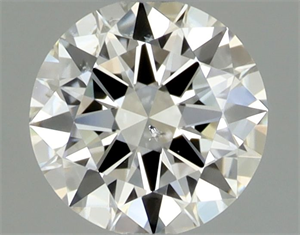 Picture of Natural Diamond 0.40 Carats, Round with Excellent Cut, I Color, SI2 Clarity and Certified by GIA