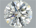 Natural Diamond 1.01 Carats, Round with Excellent Cut, K Color, VS2 Clarity and Certified by GIA