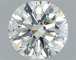 Picture of Natural Diamond 1.01 Carats, Round with Excellent Cut, K Color, VS2 Clarity and Certified by GIA