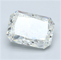 Diamante Natural 3.70 quilates, Radiante , Color H, claridad VVS1 y certificado GIA