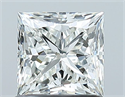 Natural Diamond 1.01 Carats, Princess with  Cut, I Color, VS2 Clarity and Certified by GIA