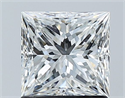 Natural Diamond 1.21 Carats, Princess with  Cut, E Color, VS1 Clarity and Certified by GIA
