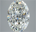 Natural Diamond 5.03 Carats, Oval with  Cut, G Color, VS1 Clarity and Certified by GIA