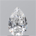 Natural Diamond 0.70 Carats, Pear with  Cut, D Color, VS1 Clarity and Certified by GIA
