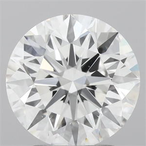 Picture of Lab Grown Diamond 2.58 Carats, Round with Ideal Cut, E Color, VVS2 Clarity and Certified by IGI