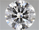 Lab Grown Diamond 7.04 Carats, Round with Excellent Cut, E Color, VVS2 Clarity and Certified by IGI
