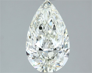 Picture of Natural Diamond 1.20 Carats, Pear with  Cut, I Color, VVS1 Clarity and Certified by IGI