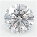 Lab Grown Diamond 3.04 Carats, Round with Excellent Cut, D Color, VVS2 Clarity and Certified by GIA