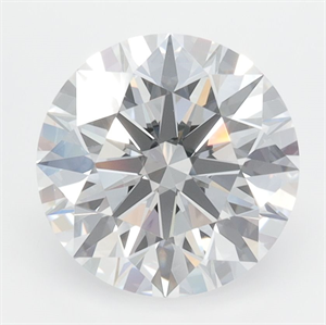 Picture of Lab Grown Diamond 3.04 Carats, Round with Excellent Cut, D Color, VVS2 Clarity and Certified by GIA