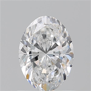 Picture of Natural Diamond 1.01 Carats, Oval with  Cut, D Color, VVS2 Clarity and Certified by GIA