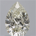 Natural Diamond 0.70 Carats, Pear with  Cut, J Color, VS1 Clarity and Certified by IGI