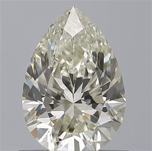 Picture of Natural Diamond 0.70 Carats, Pear with  Cut, J Color, VS1 Clarity and Certified by IGI