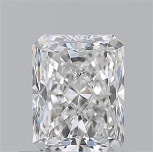 Picture of Natural Diamond 0.71 Carats, Radiant with  Cut, F Color, VVS1 Clarity and Certified by GIA