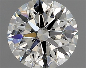 Foto Diamante Natural 0.91 quilates, Redondo , Color H, claridad SI1 y certificado IGI de