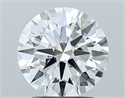 Natural Diamond 2.12 Carats, Round with Excellent Cut, E Color, VS2 Clarity and Certified by GIA