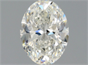 Natural Diamond 0.51 Carats, Oval with  Cut, H Color, VS1 Clarity and Certified by GIA