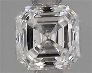 Foto Diamante Natural 0.70 quilates, Asscher , Color G, claridad SI2 y certificado IGI de