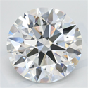 Lab Grown Diamond 4.21 Carats, Round with Excellent Cut, D Color, IF Clarity and Certified by GIA