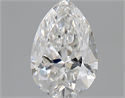 Natural Diamond 0.50 Carats, Pear with  Cut, F Color, IF Clarity and Certified by GIA
