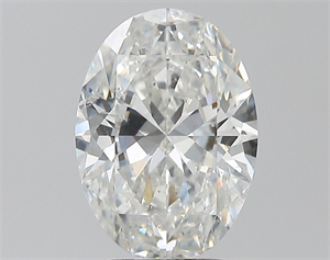 Picture of Natural Diamond 3.05 Carats, Oval with  Cut, G Color, SI2 Clarity and Certified by GIA