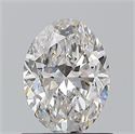 Diamante Natural 0.90 quilates, Ovalado , Color G, claridad SI1 y certificado GIA