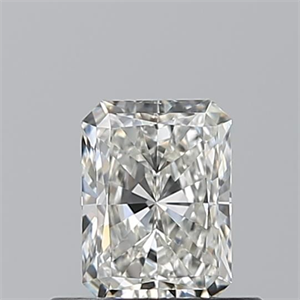 Picture of Natural Diamond 0.50 Carats, Radiant with  Cut, I Color, VVS1 Clarity and Certified by GIA