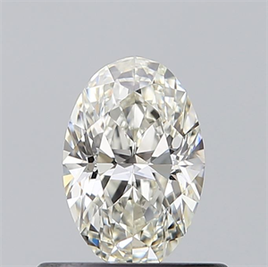 Picture of Natural Diamond 0.50 Carats, Oval with  Cut, J Color, VVS2 Clarity and Certified by GIA
