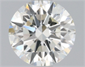 Natural Diamond 0.73 Carats, Round with Excellent Cut, J Color, IF Clarity and Certified by GIA