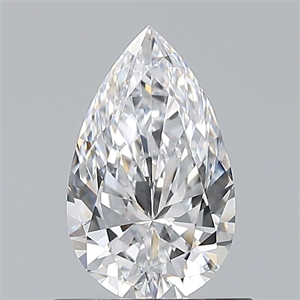 Picture of Natural Diamond 0.70 Carats, Pear with  Cut, D Color, VVS2 Clarity and Certified by GIA