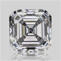 Natural Diamond 1.01 Carats, Asscher with  Cut, D Color, VVS1 Clarity and Certified by GIA