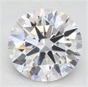 Lab Grown Diamond 2.45 Carats, Round with Ideal Cut, D Color, VVS1 Clarity and Certified by IGI