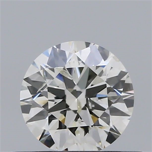 Picture of Natural Diamond 0.40 Carats, Round with Excellent Cut, H Color, SI2 Clarity and Certified by IGI