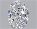 Natural Diamond 1.01 Carats, Oval with  Cut, D Color, VS2 Clarity and Certified by GIA