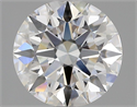 Lab Grown Diamond 2.08 Carats, Round with Ideal Cut, D Color, VS1 Clarity and Certified by IGI