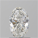 Natural Diamond 1.20 Carats, Oval with  Cut, G Color, VVS2 Clarity and Certified by GIA