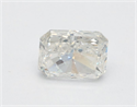 Natural Diamond 0.51 Carats, Radiant with  Cut, F Color, SI1 Clarity and Certified by GIA