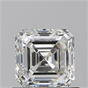 Natural Diamond 0.90 Carats, Asscher with  Cut, I Color, VS1 Clarity and Certified by GIA