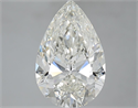 Natural Diamond 3.21 Carats, Pear with  Cut, H Color, VS2 Clarity and Certified by IGI