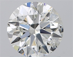 Picture of Natural Diamond 1.00 Carats, Round with Very Good Cut, E Color, SI2 Clarity and Certified by IGI