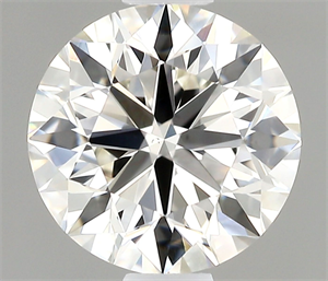 Picture of Natural Diamond 0.96 Carats, Round with Excellent Cut, G Color, VS1 Clarity and Certified by IGI