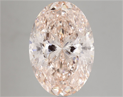 Picture of Lab Grown Diamond 8.94 Carats, Oval with  Cut, Fancy Intense Pink Color, VVS2 Clarity and Certified by IGI