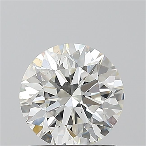 Picture of Natural Diamond 1.01 Carats, Round with Excellent Cut, F Color, SI1 Clarity and Certified by GIA