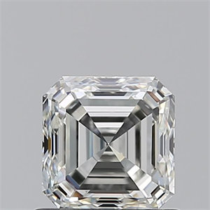 Picture of Natural Diamond 1.01 Carats, Asscher with  Cut, I Color, VVS2 Clarity and Certified by GIA
