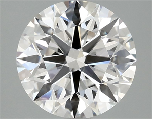 Picture of Lab Grown Diamond 3.03 Carats, Round with Ideal Cut, E Color, VVS2 Clarity and Certified by IGI