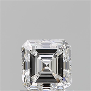 Foto Diamante Natural 0.90 quilates, Asscher , Color F, claridad VS2 y certificado GIA de