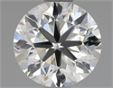 Natural Diamond 0.70 Carats, Round with Very Good Cut, J Color, VVS1 Clarity and Certified by GIA