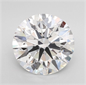 Lab Grown Diamond 3.92 Carats, Round with Ideal Cut, D Color, FL Clarity and Certified by IGI