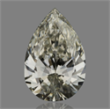 Natural Diamond 0.21 Carats, Pear with  Cut, J Color, IF Clarity and Certified by GIA