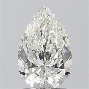 Picture of Natural Diamond 1.20 Carats, Pear with  Cut, I Color, SI1 Clarity and Certified by GIA